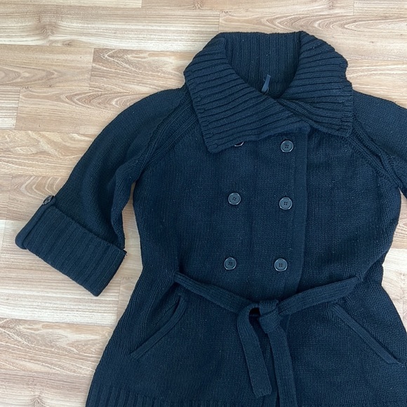 Naf Naf Black Wool Cardigan - Picture 8 of 16